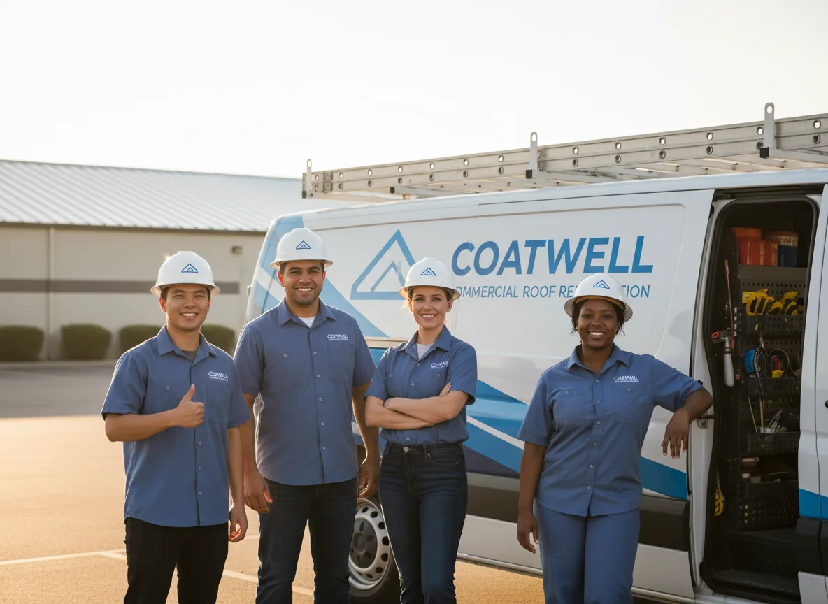 Commercial roof coating company in Shoreham, NY